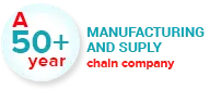 A 50+ year manufacturing and supply chain company